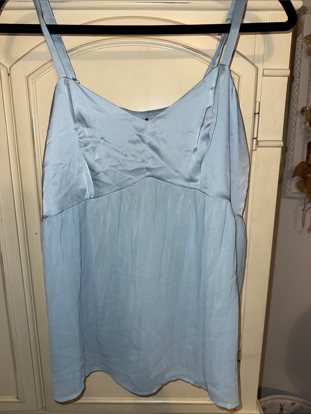 torrid Light Blue Satin Chemise